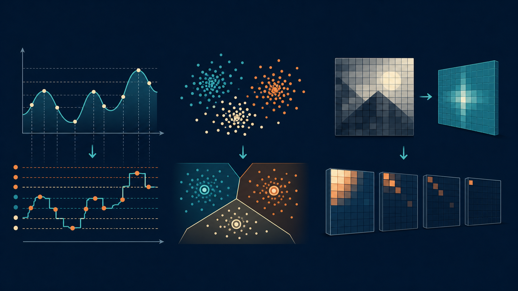 Scalar, vector, and transform quantization